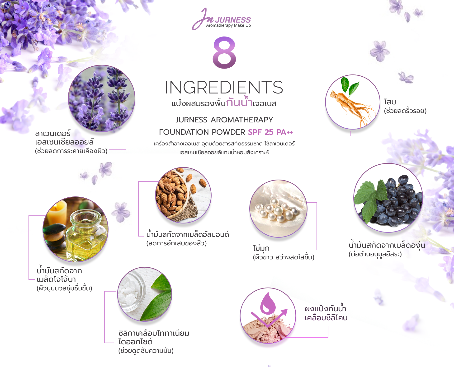 JURNESS Aromatherapy Foundation Powder Jurness