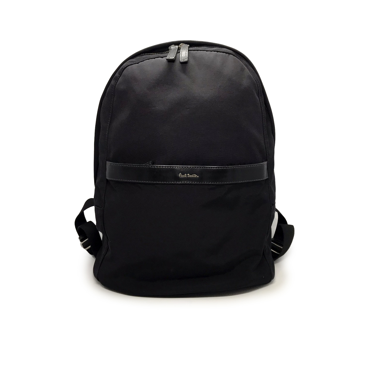 Used Paul Smith Backpack in Black Canvas SHW - Moppetbrandname