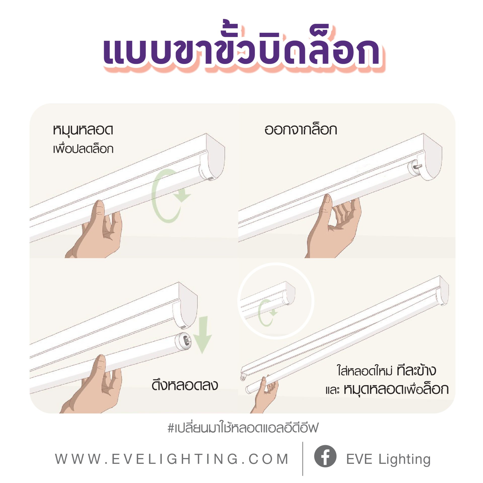เกร็ดความรู้สำหรับใครที่พบปัญหาในการเปลี่ยนหลอดไฟ